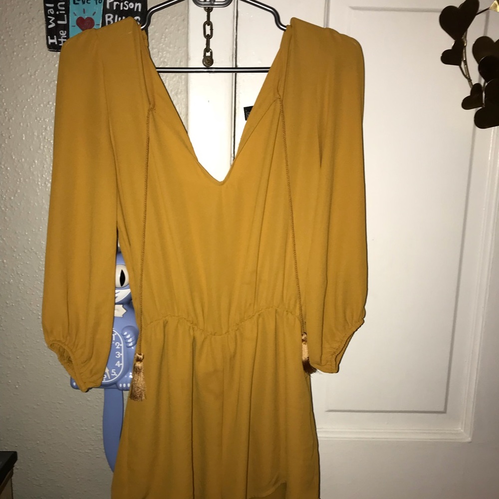 Yellow (golden rod) Romper, size small